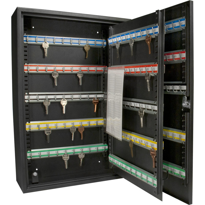 200 KEYS ADJUSTABLE KEY LOCK BOX BLACK