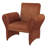 Liana Upholstered Roll Arm Accent Armchair