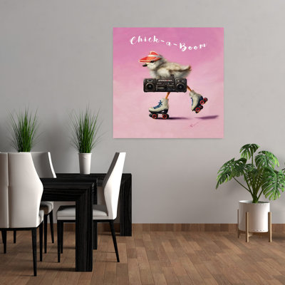 Roller Chick, oiseau contemporain, art urbain