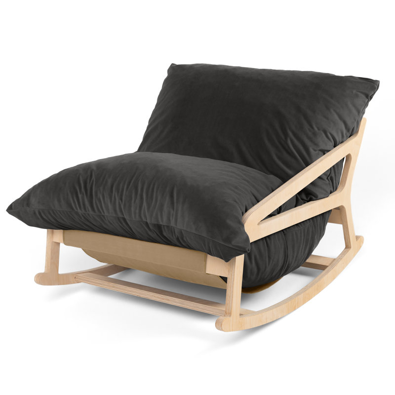 Chaise berçante Pillow Saxx, Noir