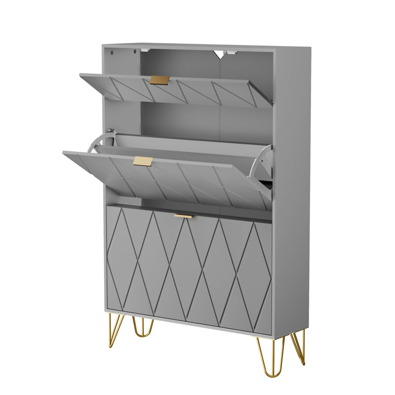 Allex 16 Pair Flip Down Shoe Storage