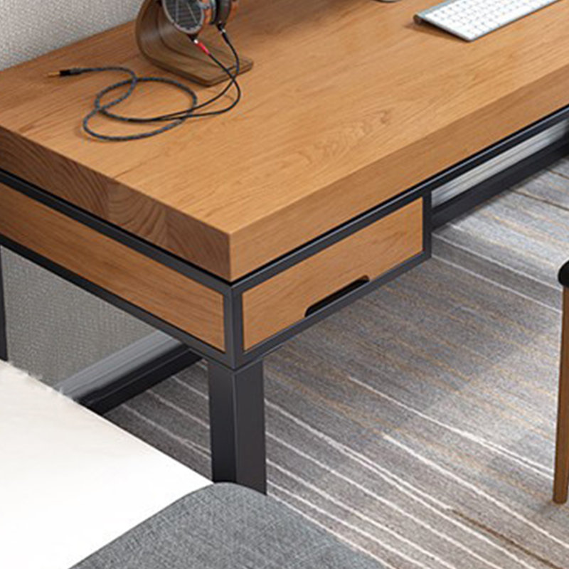 High-End Minimalist Solid Wood Desk