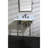 Kingston Brass Templeton 30-Inch Vanity Top with Brass Legs (8-Inch, 3-Hole)-17298305