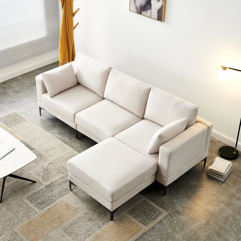 Fancys Reversible Modular Corner Sofa, Beige