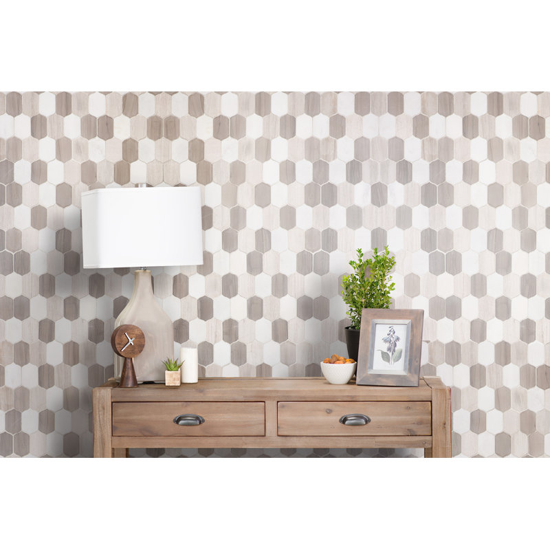 Luxembourg Villa Paz Natural Stone Mosaic Wall Tile, Tuileries
