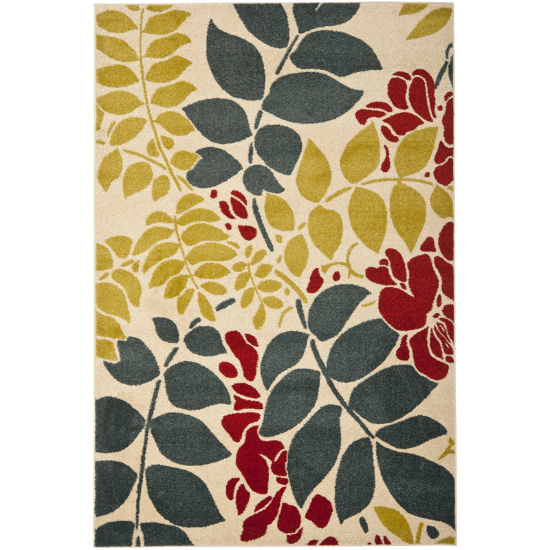 Hestia Performance Floral Rug, Rectangle 5'1" x 7'6"
