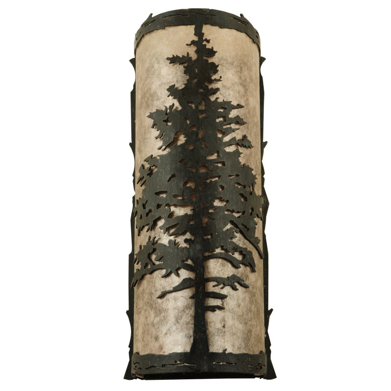Rustic Lodge 2 - Light Flush Mounted Sconce