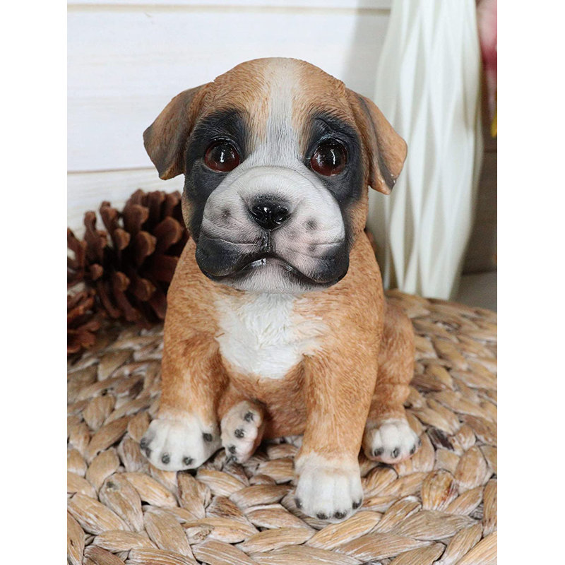 Figurine chiot assis