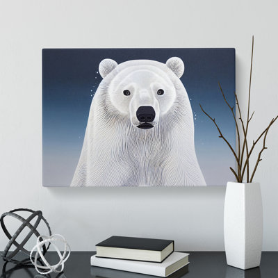 Gorgeous Polar Bear - Wrapped Canvas