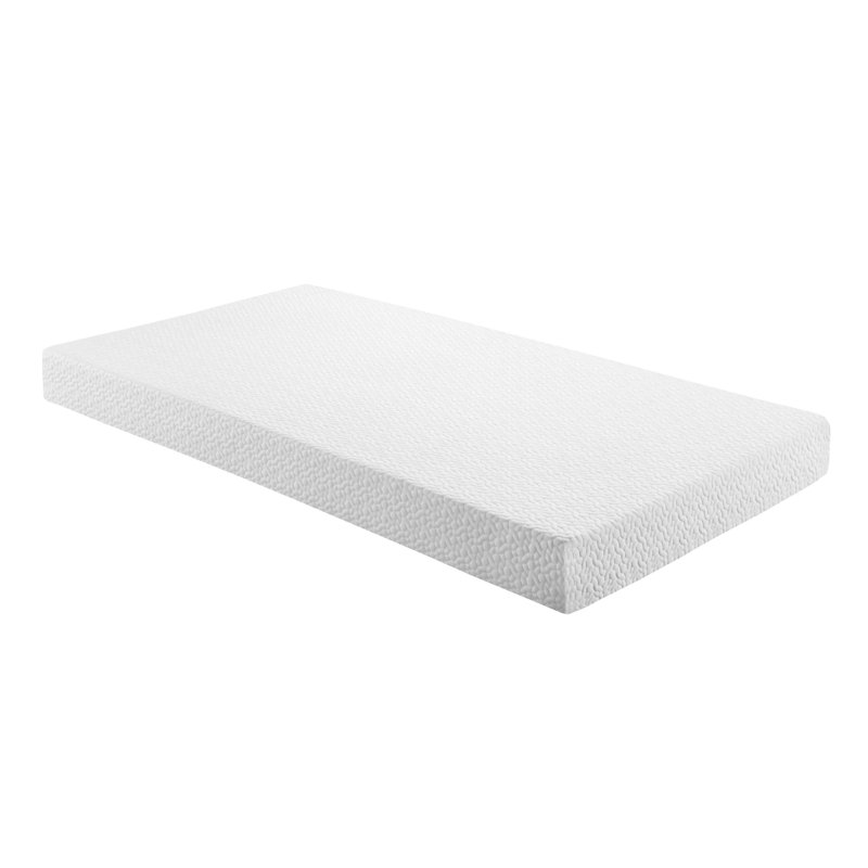 Matelas simple en mousse viscoélastique imprégnée de gel avec housse Tencel respirante 6 po Koschig, Lit simple