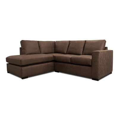 Archille 4 Seater Faux Leather Corner Sofa 