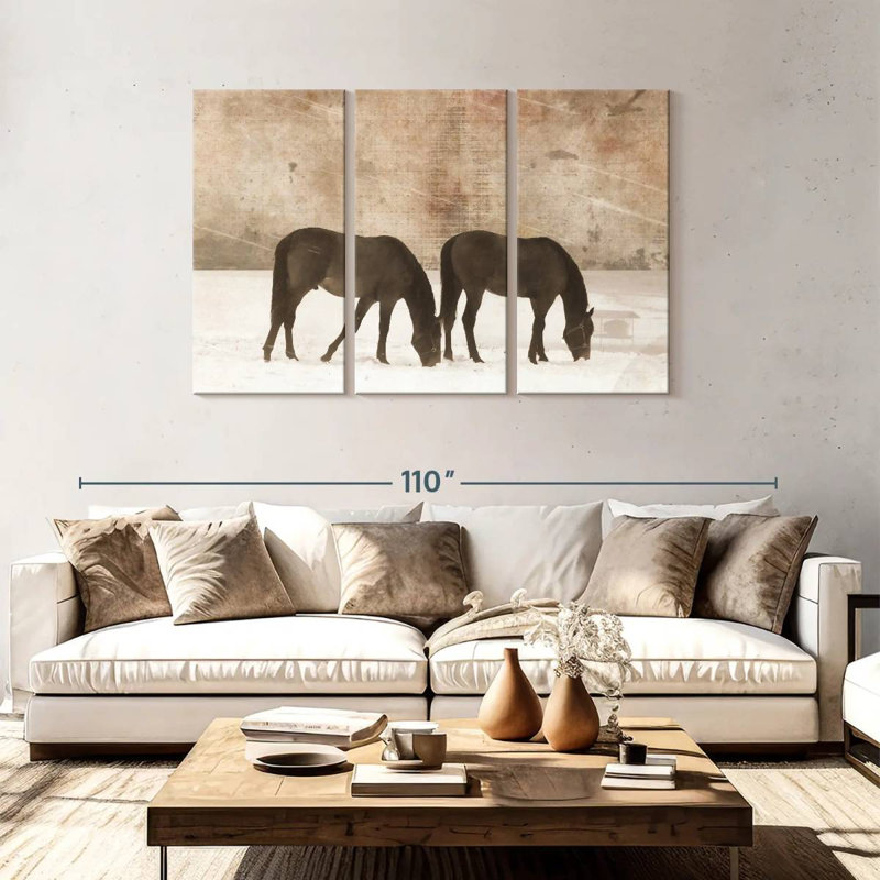 Brampt Grazing Pair, 48" H x 74" W