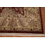 Tapis indien rouge à motif floral Agra 8 x 10