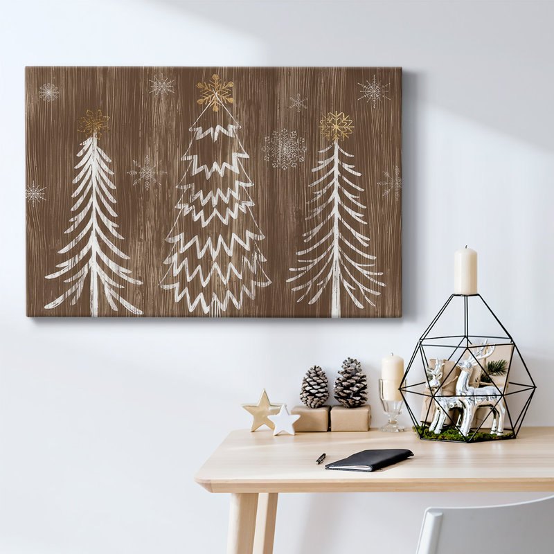 Toile tendue de la collection Barnwood Wonderland, H 18 po x l 27 po