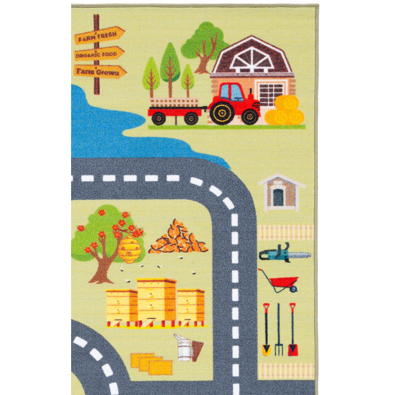 Tapis lavable à la machine Kids Playhouse 200 Performance, Tapis de couloir 2 pi 2 po x 8 pi