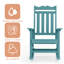 Chaise Adirondack à bascule en plastique Julieanne-1484971743