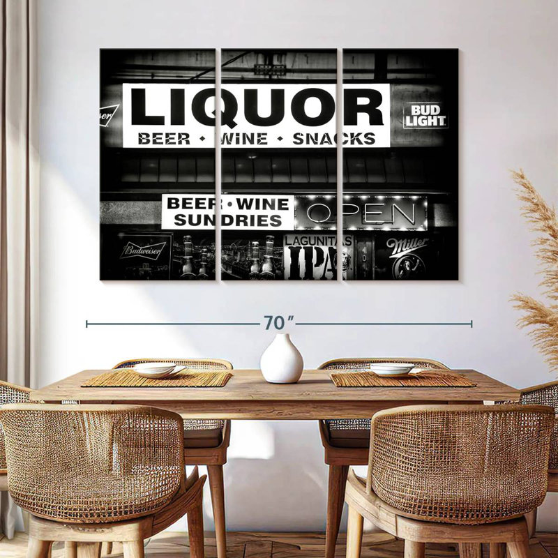 «Black Nevada Liquor, H 20 po x l 33 po