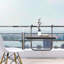 Table de balcon pliante Burgel-1948922547