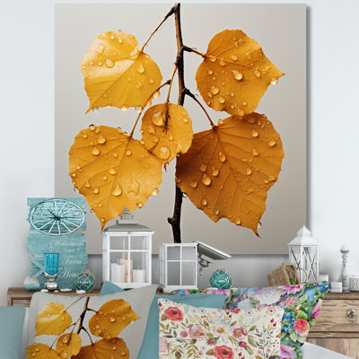 Harmony in Honey Folage I sur impression sur toile