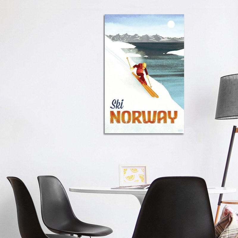 Norway-Skiing by Missy Ames - Wrapped Canvas Print, 66.04 cm H x 45.72 cm W x 1.91 cm D
