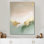 «Soft Glam Watercolor Synergy», impression abstraite sur métal