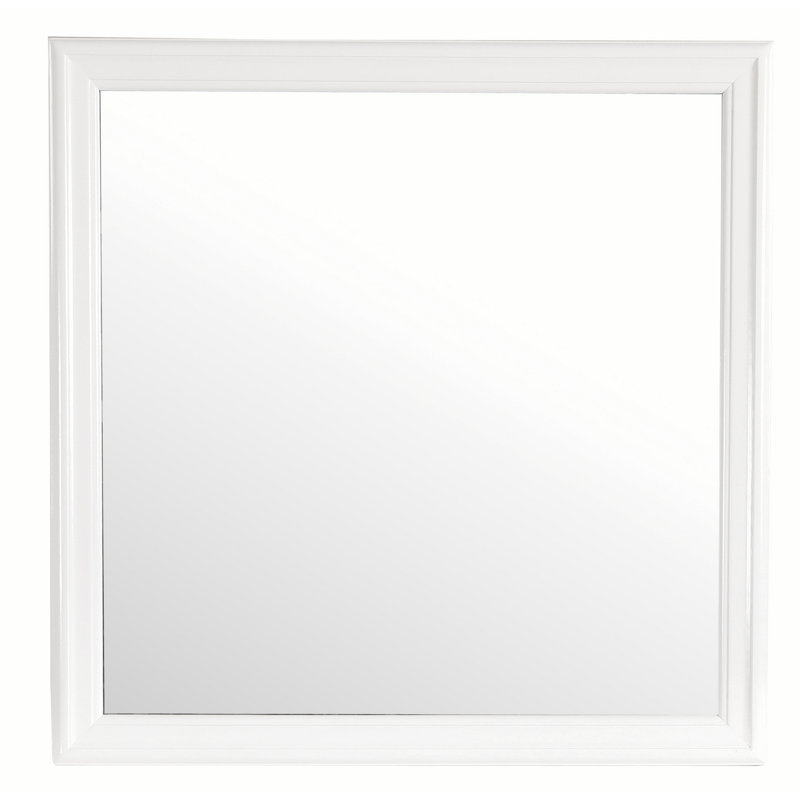 Miroir Glory Furniture, Louis Phillipe, blanc