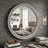 Solid Wood Round Decorative Wall Mirror-336464704-339654065