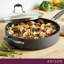 Anolon Advanced Home Hard Anodized Nonstick Sauté Pan with Helper Handle and Lid, 5 Quart-409514513