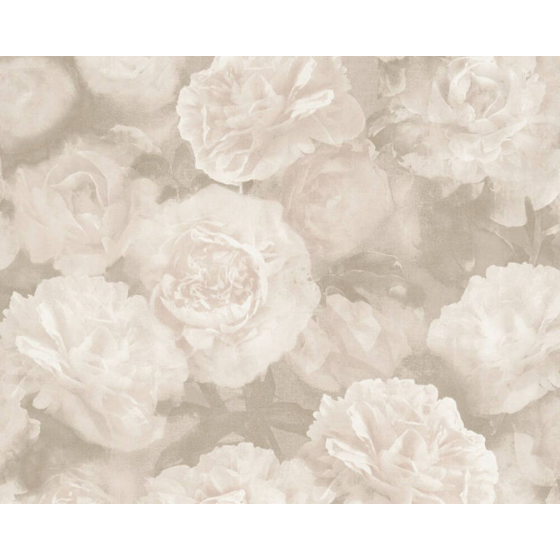Rouleau de papier peint texturé L 33 pi x l 21 po, Rose rose / argent