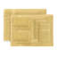 Ensemble de serviettes 8 pièces Willow - 100% coton peigné, qualité supérieure 630 g / m², jaune, ultra doux et très absorbant (ensemble de 2 serviettes de bain, 2 essuie-mains, 4 serviettes)-2017717012-2017717018