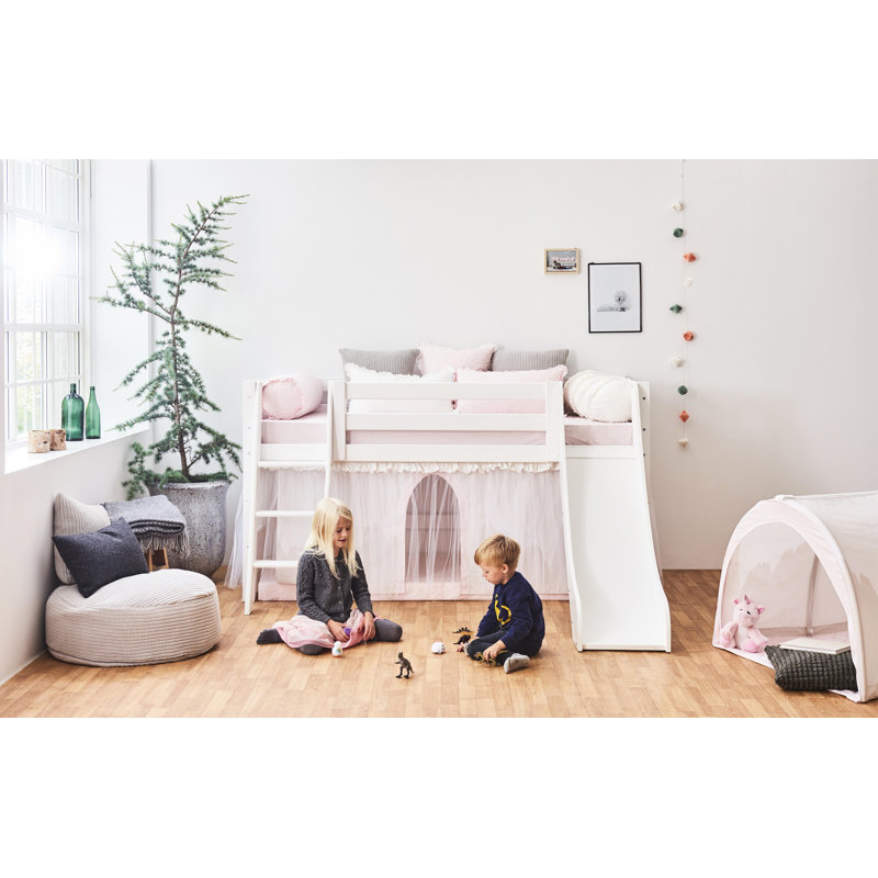 Mid Sleeper Loft Bed Bed by Hoppekids, White