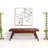 Maja Mid Century Modern Tan Leather Bench