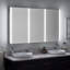 Leda 53-1/4" x 32" Lighted Frameless 3 Door Medicine Cabinet with LED Light and Wireless Speaker
