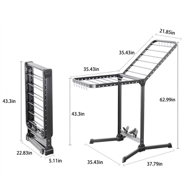 Portant Windguard, H 62,99 po x l 70,86 po x P 37,79 po