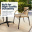 Ensemble de 2 chaises de restaurant Arthor Rattan-660312568