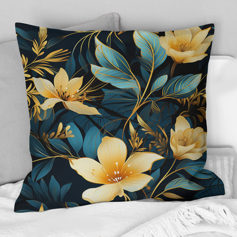 Coussin décoratif Tropical Twilight Ii, H 18 po x l 18 po
