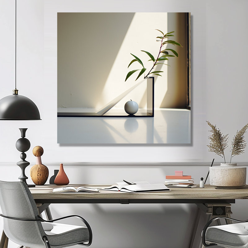 Cairn, pierres zen monochromes - pierre spirituelle, art mural, Toile tendue, H 30 po x l 30 po