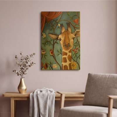 'Face Beyond' By Catherine A Nolin Gold Metal Wall Art, 16" x 24"