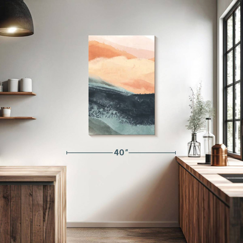 Avery Dark Soft Waves II, 36" H x 24" W