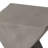 Analu Modern Fiberstone Side Table with Twisted Pedestal Design, Square Top Accent Table for Indoor Outdoor Use-145314912
