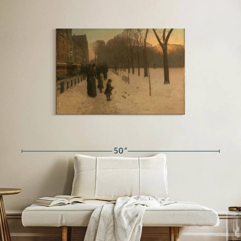 Rampe Boston Common au crépuscule, H 26 po x l 39 po