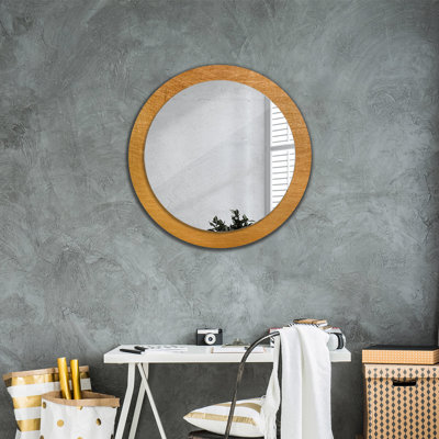 Huldar Glass Flat Wall Mirror