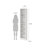Darwen 2-Piece 80"H 5-Shelf Bookcase Set - Narrow Bookcase and Wide Bookcase