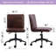 Chaise de bureau pivotante en similicuir-1052613558-1036810702