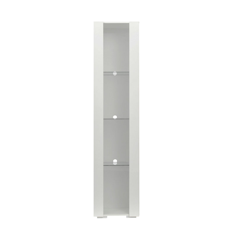 Armoire latérale avec lampe à bande en aluminium