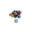 Ensemble de boules de billard RACK Cosmic 2,25 po