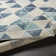Tapis turquoise / beige Arelia