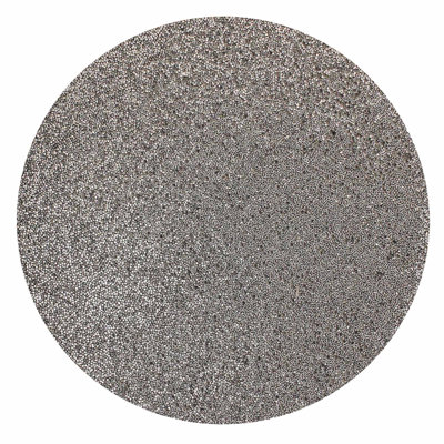Sparkles Home Luminous Round 15" Placemat | Colorful Rhinestone Design | Durable Resin