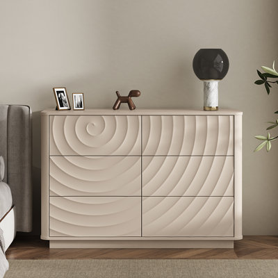 Commode double 6 tiroirs 46,5 "Arianna