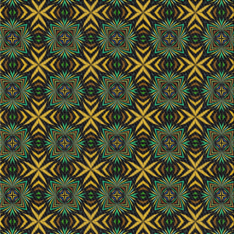 Wool Ikat Indoor Rug, Square 8' x 8'